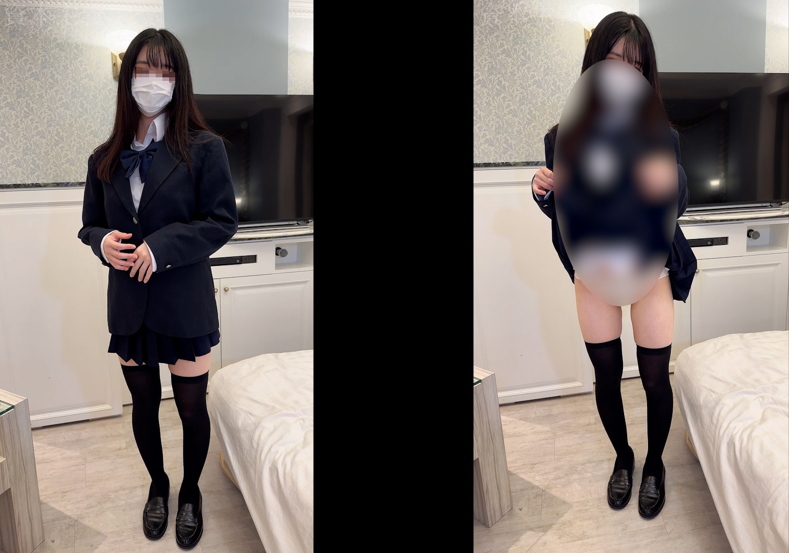 【個撮】あどけなさとキレイな黒髪スレンダー美脚s女２。腰浮き手ま〇超敏感体質イきまくり女「おかしくなっちゃうぅぅぅ～～～！！♥」エ〇マンガみたいなこと言ってイク膣奥大量中出し