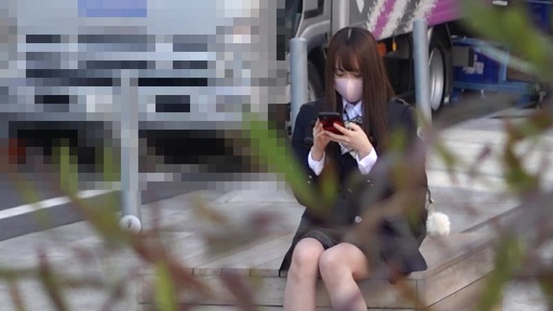 【電車&連れ込み中出しSEX】★エース級めっかわ女子校生★精子を全て絞り取るまで離さないキツまん