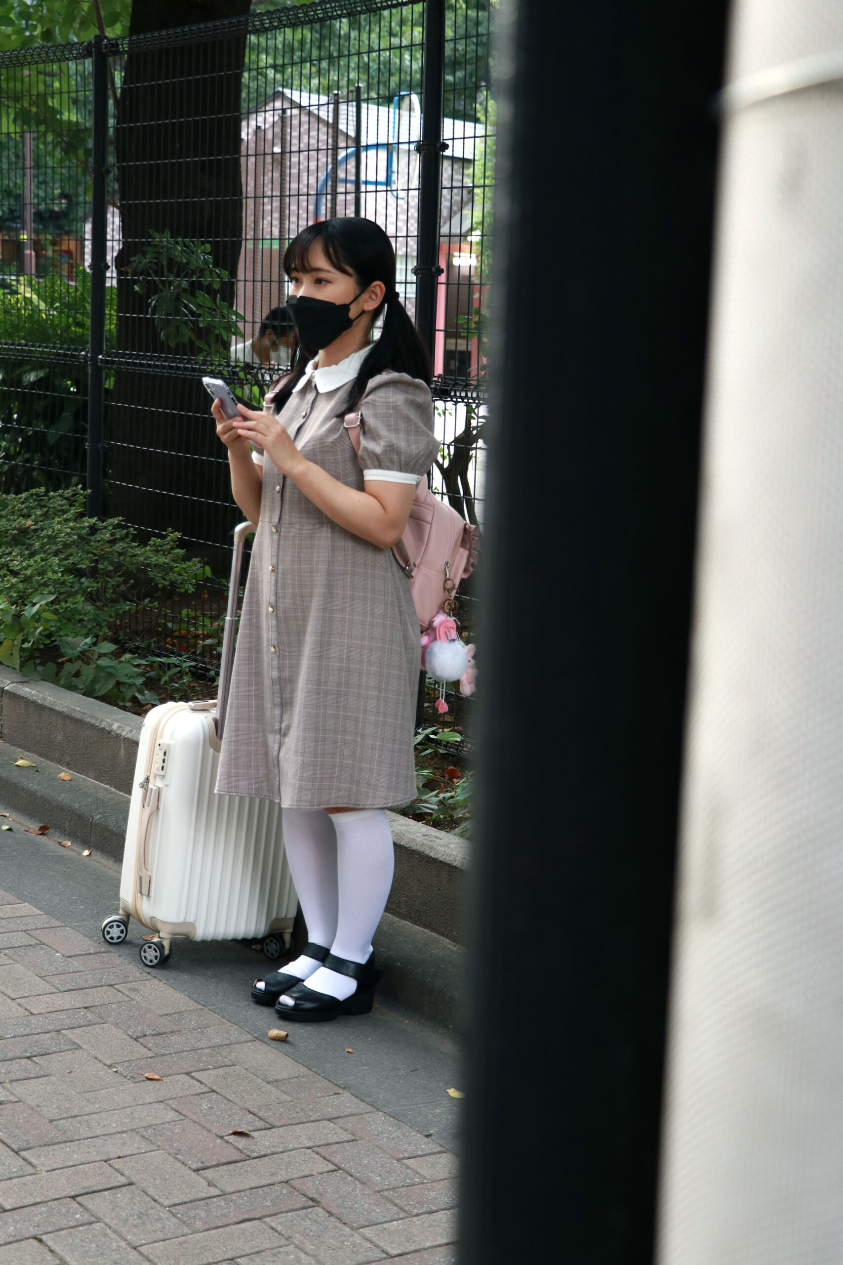 【大●保公園】顔出しNGでごめんなさい。とある事情で立ちんぼする見た目なのにめちゃエロい身体をした塩女