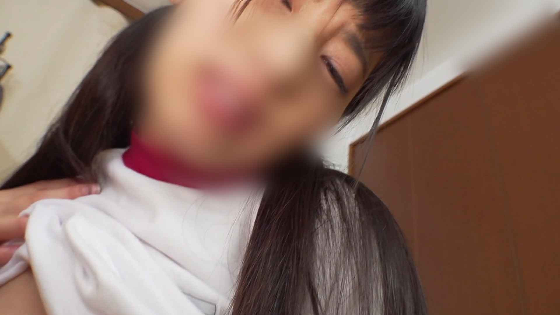 【素人】ツインテールの童顔美女。ブルマ姿で激しいセックスに、アへ顔晒して何度も絶頂しまくりです。