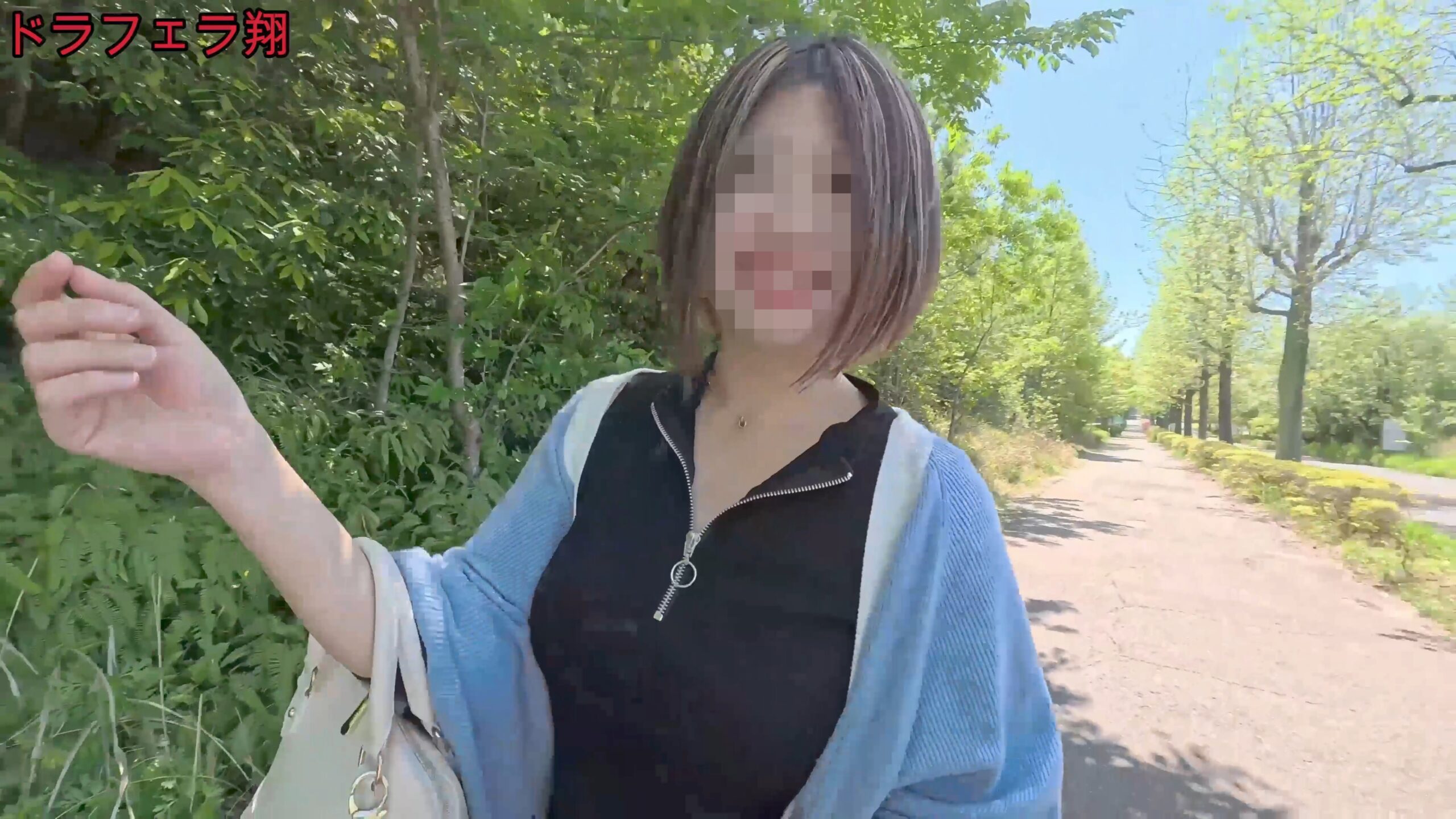 ややぽっちゃりな人妻熟女カレンさん（３９）との不倫デート♡足コキ・手コキ・フェラ[顔出し]☆レビュー特典あり